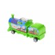 Set figurine de jucarie, cu catelusi, locomotive si elicopter, pentru copii - 07544A