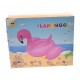 Saltea gonflabila Flamingo, 140 x 132 cm, roz - 2154B