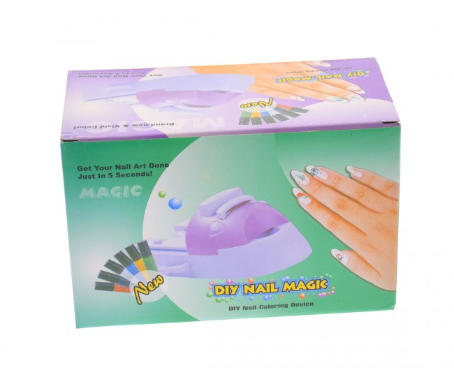 Aparat decorat unghii cu diferite modele stampile si culori DNM5