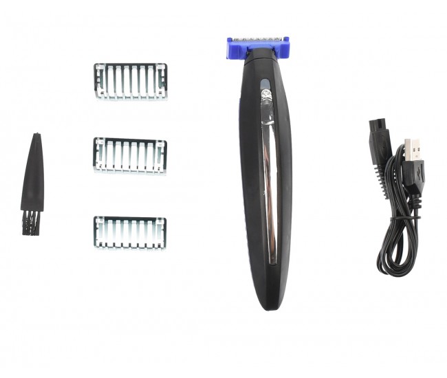 Aparat de ras, Trimmer pentru barba si mustata, fara fir, lungime reglabila - PKG052