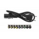 Incarcator universal laptop , priza, 9 conectori  - MY120W