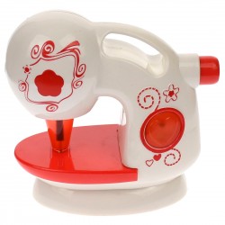 Masina de cusut de jucarie cu sunete si luminite, rosu - 88031 Masina de cusut de jucarie cu sunete si luminite, rosu - 88031