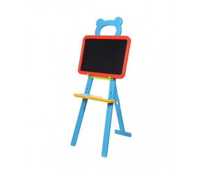 Tabla de jucarie pentru desen cu stativ (3in1) - creta, litere, si cifre magnetice - 8003B Tabla de jucarie pentru desen cu stativ (3in1) - creta, litere, si cifre magnetice - 8003B