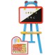 Tabla de jucarie pentru desen cu stativ (3in1) - creta, litere, si cifre magnetice - 8003B Tabla de jucarie pentru desen cu stativ (3in1) - creta, litere, si cifre magnetice - 8003B