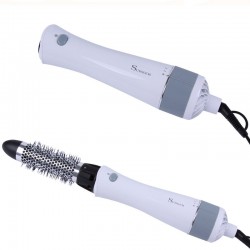 Perie multifunctionala pentru coafat 8 in 1, 1200W, alb, Surker, HB845