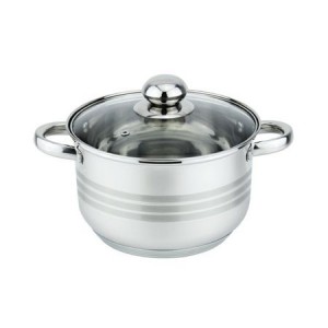 OFERTA! Oala cu capac Floria ZLN-4069, Inox, 24 x 15 cm, 5.5 L - ZLN4069