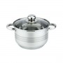 OFERTA! Oala cu capac Floria ZLN-4069, Inox, 24 x 15 cm, 5.5 L - ZLN4069