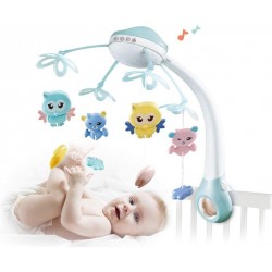 Carusel cu 516 sunete, telecomanda si proiectii de lumini multicolore - Krista - 9936 Carusel cu 516 sunete, telecomanda si proiectii de lumini multicolore - Krista - 9936