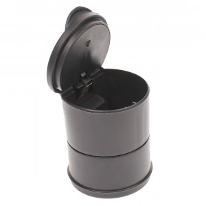 Scrumiera auto, neagra, 10 x 7 cm - 4SB