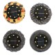 Set 4 lampi solare gradina, tip spot, model de piatra - 8LED