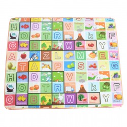 Covoras de Joaca, cu doua fete, termoizolant, cu numere si litere, 180x150 cm, multicolor Covoras de Joaca, cu doua fete, termoizolant, cu numere si litere, 180x150 cm, multicolor