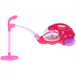 Aspirator de jucarie pentru copii cu sunete si luminite, roz Aspirator de jucarie pentru copii cu sunete si luminite, roz