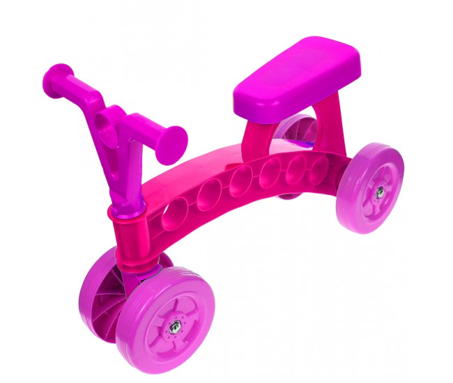 Tricicleta de jucarie pentru copii, din plastic, roz - 1518A