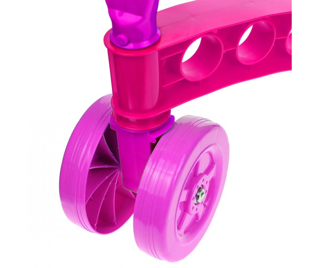 Tricicleta de jucarie pentru copii, din plastic, roz - 1518A