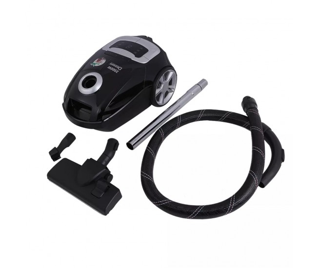 Aspirator DESSINI 2500W, cu filtru de aer HEPA si LED Display, cablu 5 m, negru DS777N