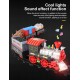 Set circuit trenulet de jucarie cu vagoane, sunete specifice si luminite, 57x37x8cm, 866A1