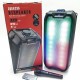 Boxa portabila reincarcabila, putere 16 W, cu microfon, LED disco - ZQS4235