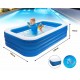 Piscina gonflabila dreptunghiulara, fabricata din PVC, dimensiuni 150x105x55cm - PSC2