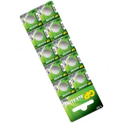 Set  10 Baterii buton alcalina GP AG10; Cod EAN: 4891199015519 Set  10 Baterii buton alcalina GP AG10; Cod EAN: 4891199015519
