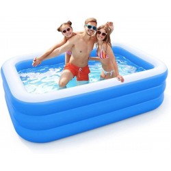 Piscina gonflabila dreptunghiulara, fabricata din PVC, dimensiuni 305x185x60cm - PSC6
