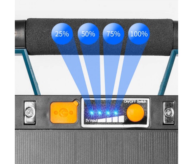 Lanterna de lucru, reincarcabila solar, magnetica, portabila, rezistenta la apa, Lampa LED 30W - W8752