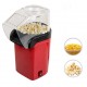Aparat de facut popcorn fara ulei, aer cald, sistem antialunecare, 1200W, rosu