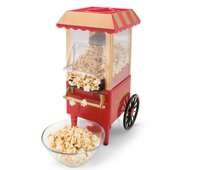Masina retro de facut floricele Popcorn, temperatura de lucru 60°C - 200°C, putere 1200 W