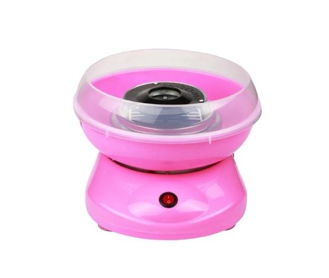 Masina de facut vata de zahar, Cotton Candy Maker, roz, pentru acasa, bete incluse in pachet