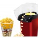 Aparat de facut popcorn fara ulei, aer cald, sistem antialunecare, 1200W, rosu