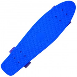 Skateboard roti din silicon cu lumini colorate Albastru 2311BLM Skateboard roti din silicon cu lumini colorate Albastru 2311BLM