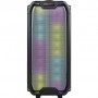 Boxa portabila reincarcabila, putere 16 W, 3000 mAh, cu microfon, LED disco - ZQS4235