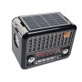 Radio cu MP3 Bluetooth Panou Solar Lanterna USB, TF, AUX, Negru - FM355BS