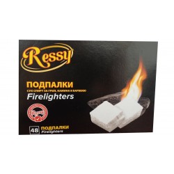 Pastile pentru aprins focul Ressy cutie cu 48 buc 210g 