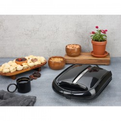 Aparat pentru preparat nuci Zilan 1600w cu indicator luminos si placi neaderente ZLN2816