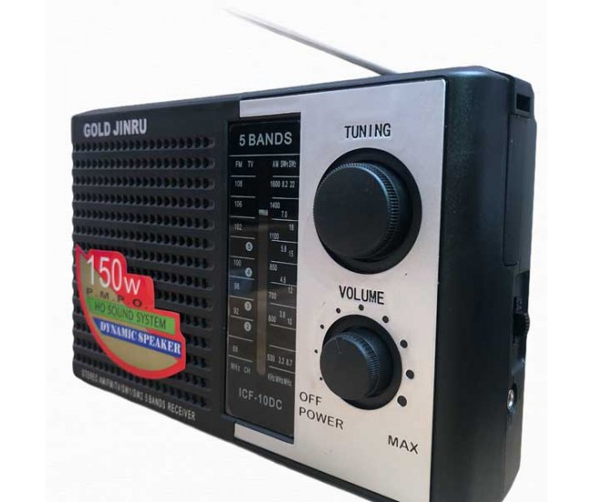 Radio MP3 cu AUX, 150 W, negru