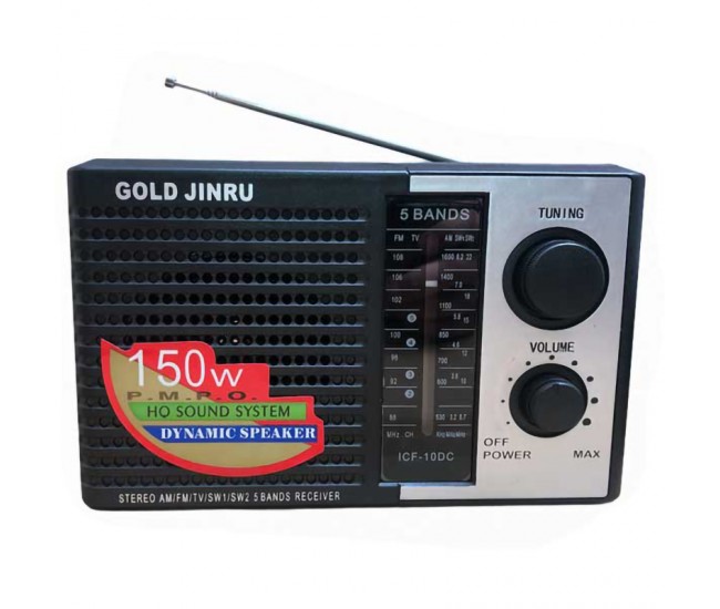 Radio MP3 cu AUX, 150 W, negru