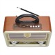 Radio Bluetooth cu MP3 Player, baterie reincarbaila, FM/AM/SW3, USB, SD/ TF CARD, Telecomanda - M113BTMD