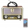 PRODUS RESIGILAT- Radio Bluetooth cu MP3 Player, baterie reincarbaila, FM/AM/SW3, USB, SD/ TF CARD, Telecomanda - M113BTMD