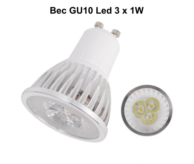 BEC GU10 CU LED 3W / 220V