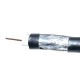 CABLU COAXIAL TV NEGRU RG6U 75 OHM ( ALIAJ )