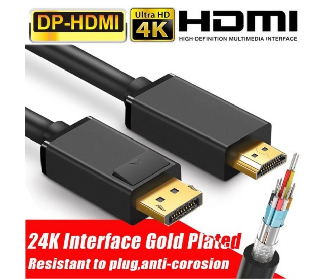 CABLU DISPLAYPORT - HDMI 1,5M