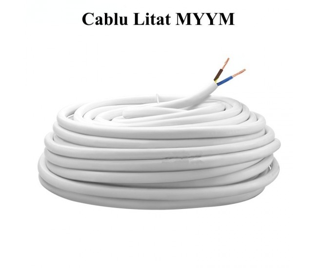 CABLU ELECTRIC LITAT MYYM ALB 2X1,5MM / 100ML