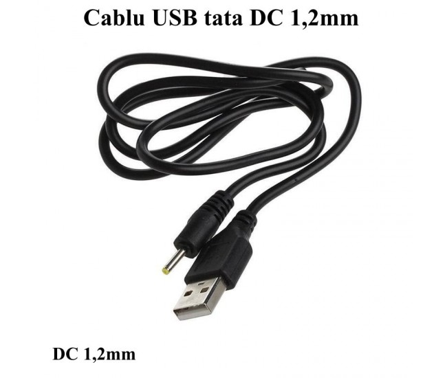 CABLU USB TATA - MUFA DC 1,2MM