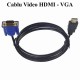 CABLU VIDEO HDMI LA VGA / 3M