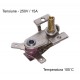 Termostat calorifer electric, metalic, 220V 15A, ALX-16A004