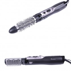 Set perie de par electrica pentru coafat 3 in 1, 1000 W, Alb, Surker - HB841 Set perie de par electrica pentru coafat 3 in 1, 1000 W, Alb, Surker - HB841