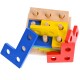Puzzle de jucarie, potrivire dimensiuni, din lemn, multicolor - 3315174