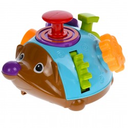 Arici de Jucarie cu 6 activitati pentru bebelusi, multicolor, montessori - 3315669