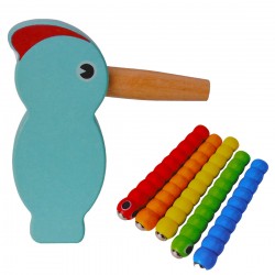 Jucarie Ciocanitoarea si Busteanul, cu viermisori magnetici, multicolor - 3315031 Jucarie Ciocanitoarea si Busteanul, cu viermisori magnetici, multicolor - 3315031