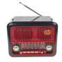 Radio MP3 Portabil cu Bluetooth, Panou Solar si baterie reincarcabila, cu Lanterna, USB, TF, AUX, Bej - 356BS